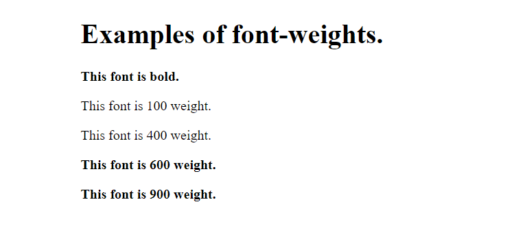 CSS Fonts